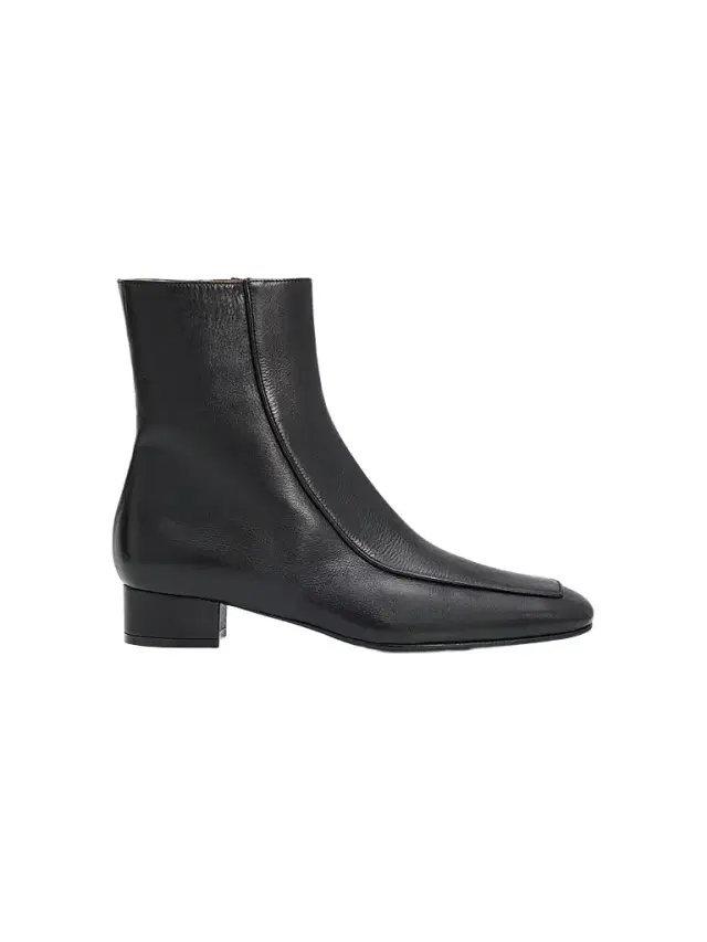 Herbert Levine Women's Shadow Ban 30MM Leather Ankle Boots - Soft Calf Black
