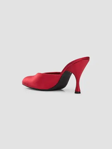 Herbert Levine Women's Sitting Pretty 95MM Satin Mules | Thumbnail 2 Herbert Levine Women's Sitting Pretty 95MM Satin Mules | Thumbnail 2
