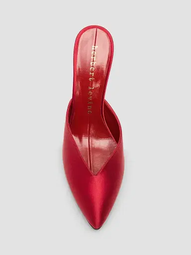 Herbert Levine Women's Sitting Pretty 95MM Satin Mules | Thumbnail 3 Herbert Levine Women's Sitting Pretty 95MM Satin Mules | Thumbnail 3