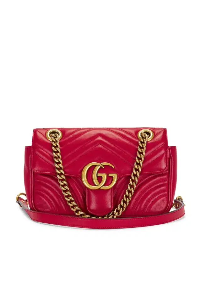 FWRD Renew Gucci Mini GG Marmont Shoulder Bag