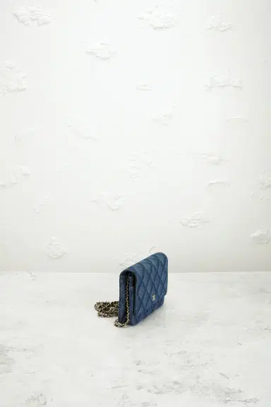Chanel Chanel Denim Printed Wallet On Chain | Thumbnail 4 Chanel Chanel Denim Printed Wallet On Chain | Thumbnail 4
