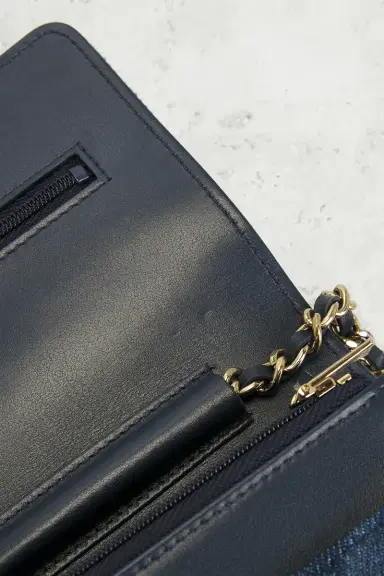 Chanel Chanel Denim Printed Wallet On Chain | Thumbnail 8 Chanel Chanel Denim Printed Wallet On Chain | Thumbnail 8