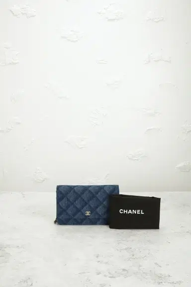 Chanel Chanel Denim Printed Wallet On Chain | Thumbnail 9 Chanel Chanel Denim Printed Wallet On Chain | Thumbnail 9