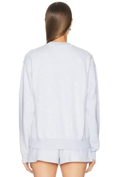 Sporty & Rich Varsity Crest Crewneck Sweatshirt | Thumbnail 3