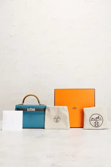FWRD Renew Hermes Epsom Kelly 20 Handbag | Thumbnail 7