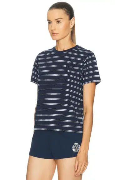 Sporty & Rich NY Crest T-Shirt | Thumbnail 2 Sporty & Rich NY Crest T-Shirt | Thumbnail 2