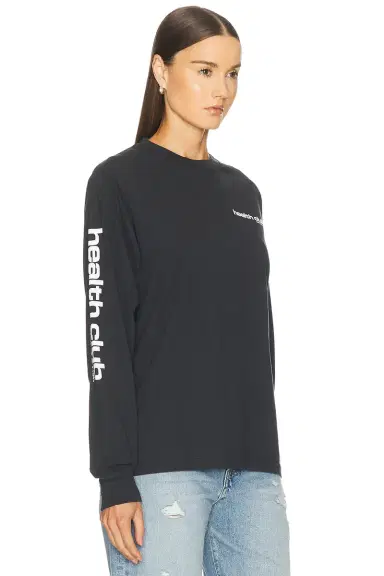 Sporty & Rich Bold Health Longsleeve Tee | Thumbnail 3