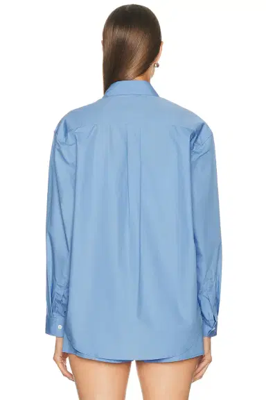 Sporty & Rich Signature NY Oversized Shirt | Thumbnail 3 Sporty & Rich Signature NY Oversized Shirt | Thumbnail 3