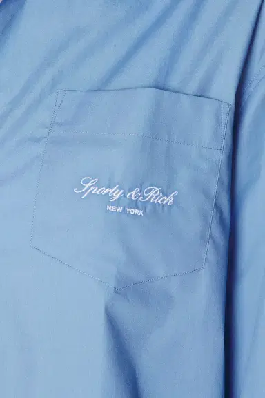 Sporty & Rich Signature NY Oversized Shirt | Thumbnail 5 Sporty & Rich Signature NY Oversized Shirt | Thumbnail 5