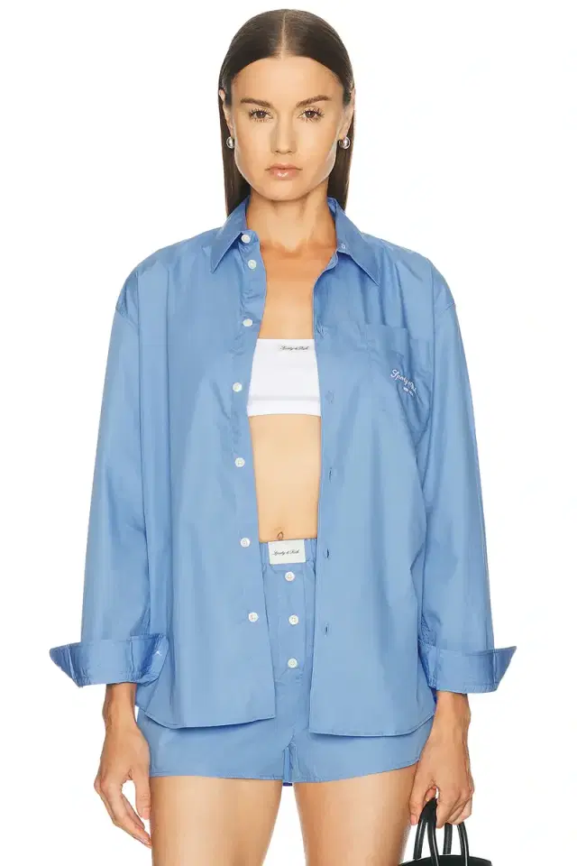 Sporty & Rich Signature NY Oversized Shirt