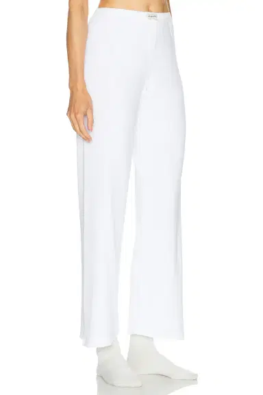 Sporty & Rich Signature Logo Ribbed House Pant | Thumbnail 2 Sporty & Rich Signature Logo Ribbed House Pant | Thumbnail 2
