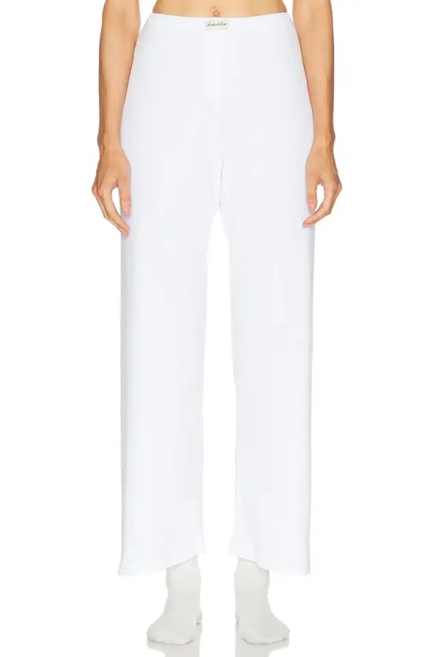 Sporty & Rich Signature Logo Ribbed House Pant