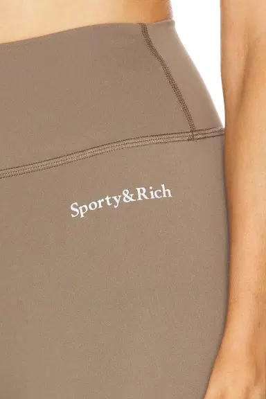 Sporty & Rich Serif Logo Legging | Thumbnail 6 Sporty & Rich Serif Logo Legging | Thumbnail 6