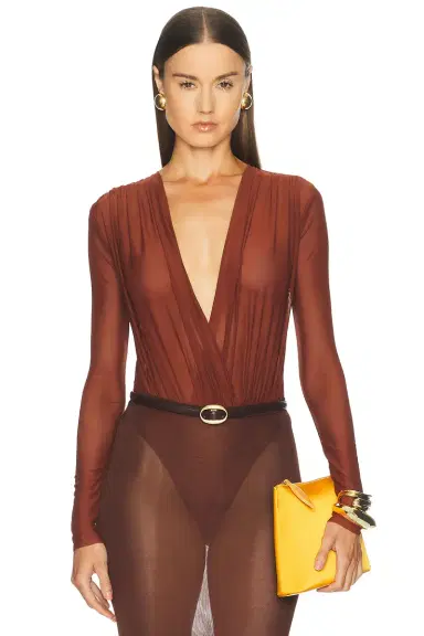 SEROYA Agnes Mesh Bodysuit | Thumbnail 1