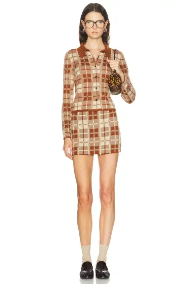 Guest In Residence Fringe Plaid Elle Shirt | Thumbnail 4
