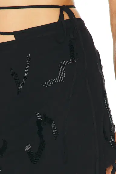 Ziah Embroidered Wrap Skirt | Thumbnail 6