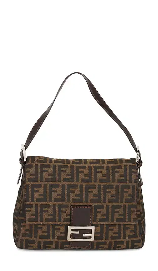 FWRD Renew Fendi Zucca Mama Forever Baguette Shoulder Bag