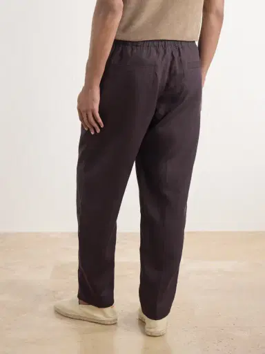 Orlebar Brown Alex Straight-Leg Linen Trousers - Men | Thumbnail 4