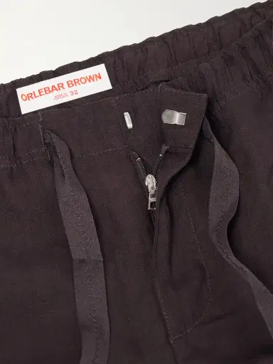 Orlebar Brown Alex Straight-Leg Linen Trousers - Men | Thumbnail 6