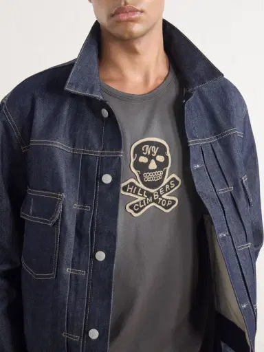 RRL Appliquéd Cotton-Jersey T-Shirt - Men | Thumbnail 5