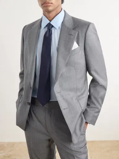 Zegna 8cm Silk-Jacquard Tie - Men | Thumbnail 3