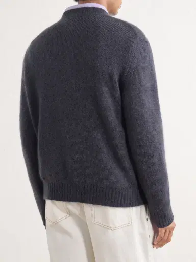 PIACENZA 1733 Mohair and Silk-Blend Sweater - Men | Thumbnail 4 PIACENZA 1733 Mohair and Silk-Blend Sweater - Men | Thumbnail 4