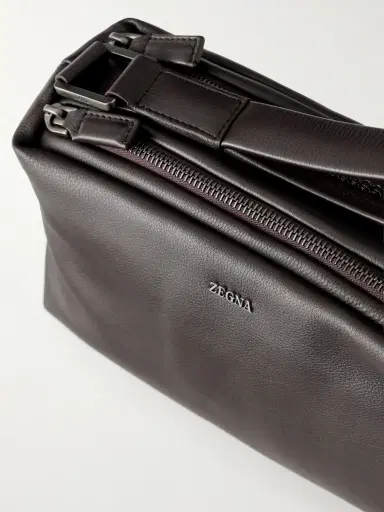 Zegna Secondskin Softy Leather Wash Bag - Men | Thumbnail 3