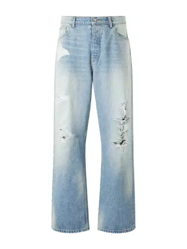 Nahmias Wide-Leg Distressed Jeans - Men | Thumbnail 1