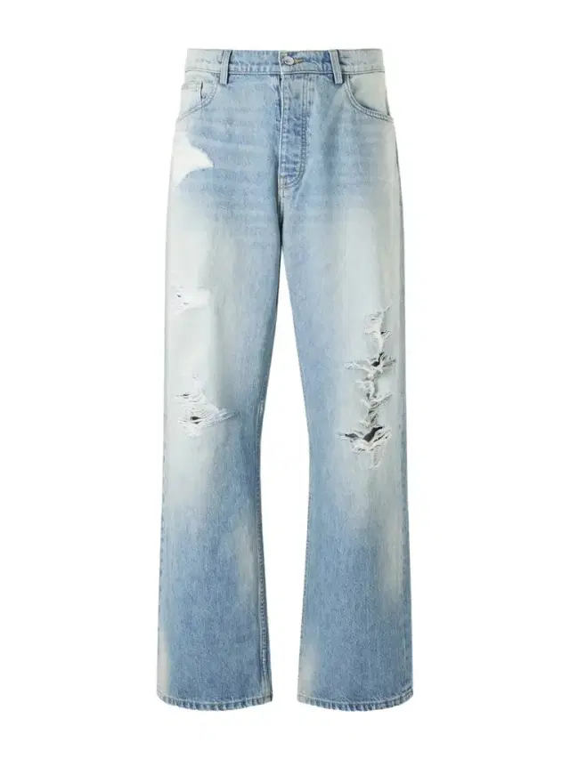 Nahmias Wide-Leg Distressed Jeans - Men