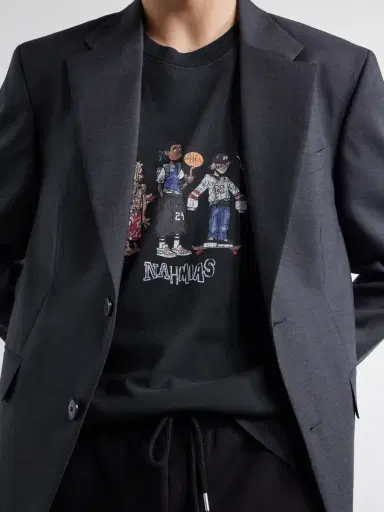 Nahmias Printed Cotton-Jersey T-Shirt - Men | Thumbnail 5