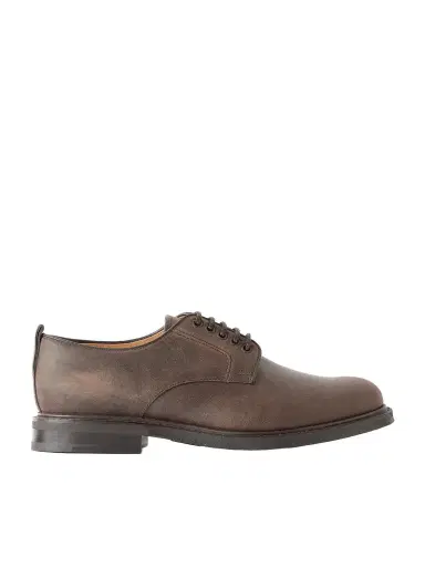 Church's Pentire Waxed-Suede Derby Shoes - Men | Thumbnail 1