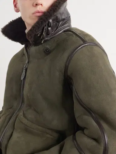 Polo Ralph Lauren Shearling Flight Jacket - Men | Thumbnail 5 Polo Ralph Lauren Shearling Flight Jacket - Men | Thumbnail 5