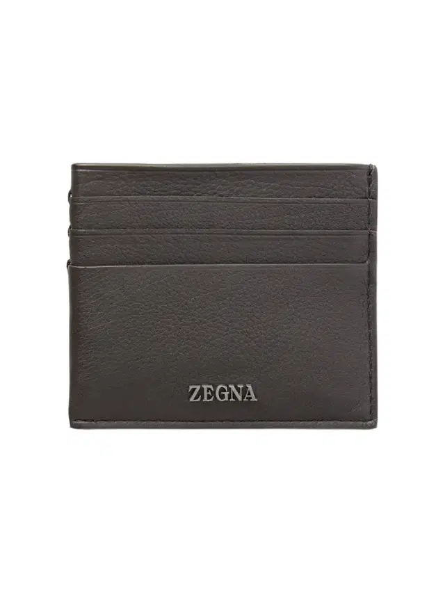 Zegna Secondskin Simple Logo-Embellished Leather Billfold Wallet - Men
