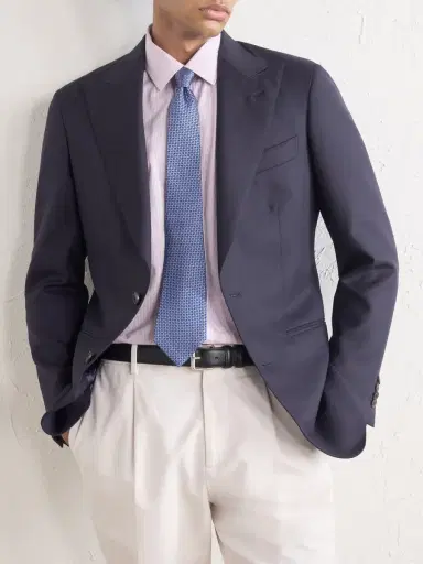 Zegna 8cm Silk-Jacquard Tie - Men | Thumbnail 3 Zegna 8cm Silk-Jacquard Tie - Men | Thumbnail 3