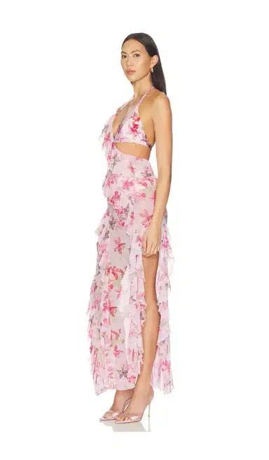 PatBO Orchid Bloom Long Dress | Thumbnail 2 PatBO Orchid Bloom Long Dress | Thumbnail 2