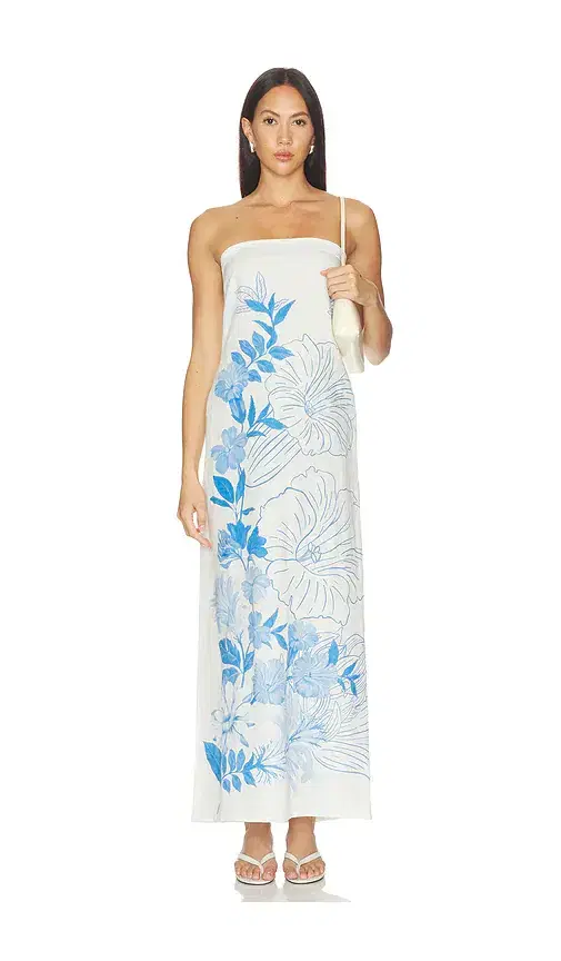 Verandah Strapless Tulip Gown