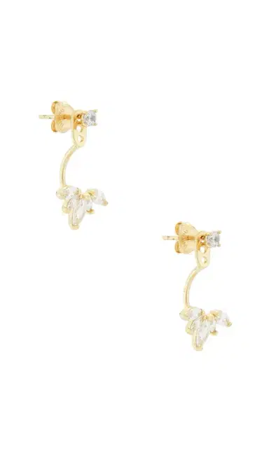 SHASHI Marquise Pearl Ear Jacket | Thumbnail 1