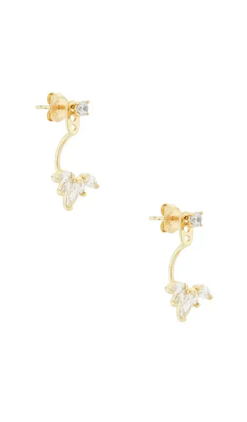 SHASHI Marquise Pearl Ear Jacket
