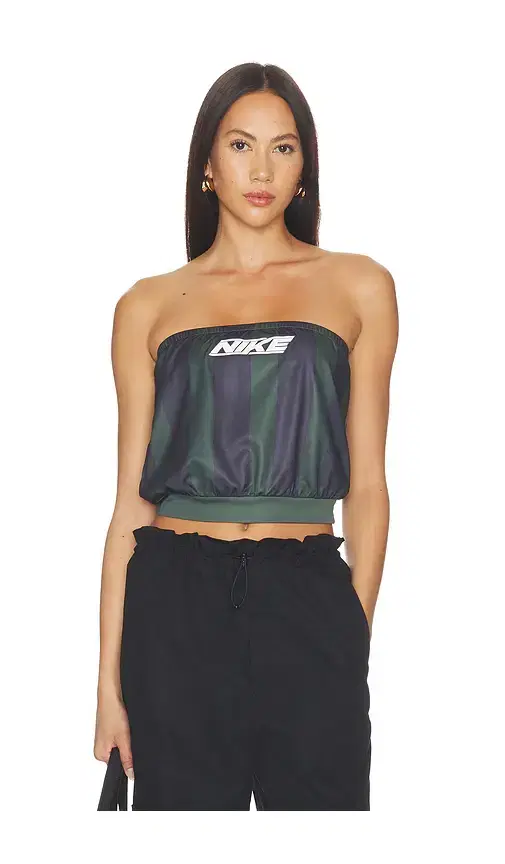 Striped Jersey Tube Top