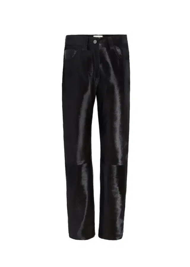 Khaite Callum Pant In Chocolate Haircalf