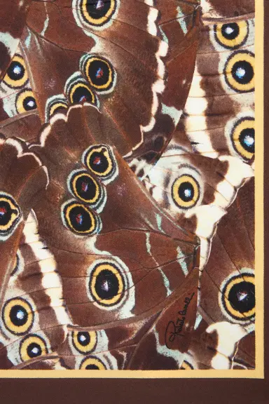 Roberto Cavalli Mini Butterfly Print Scarf | Thumbnail 2