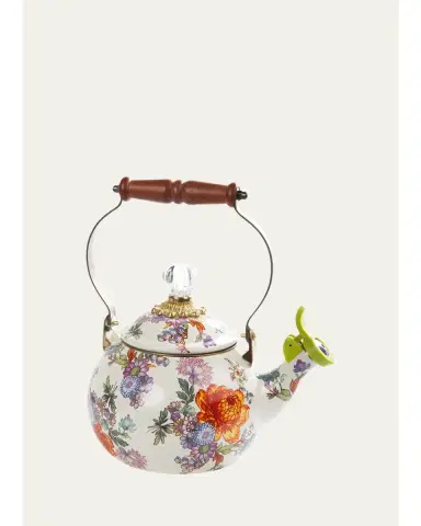 MacKenzie-Childs Flower Market Whistling Tea Kettle | Thumbnail 1 MacKenzie-Childs Flower Market Whistling Tea Kettle | Thumbnail 1