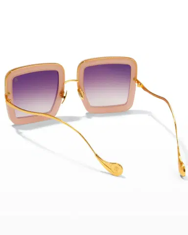 Anna-Karin Karlsson Beaming Sky Swarovski Square Acetate Sunglasses | Thumbnail 3