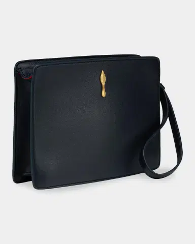 Christian Louboutin Bettina Leather Clutch | Thumbnail 4