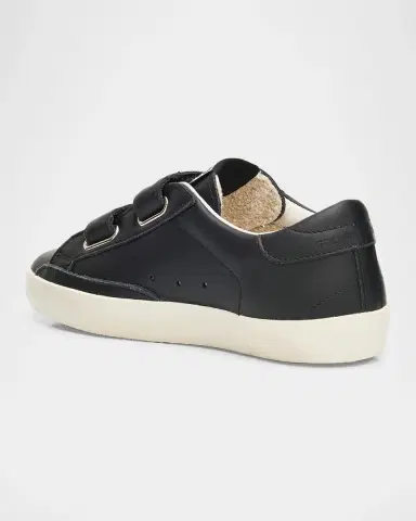 Golden Goose Kid's Old School Low-Top Leather Sneakers, Kid | Thumbnail 2