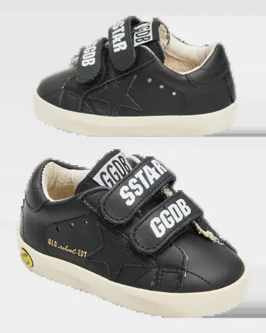 Golden Goose Kid's Old School Leather Sneakers, Toddler/Kid | Thumbnail 2