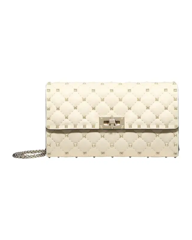 Valentino Garavani Quilted Rockstud Leather Shoulder Bag