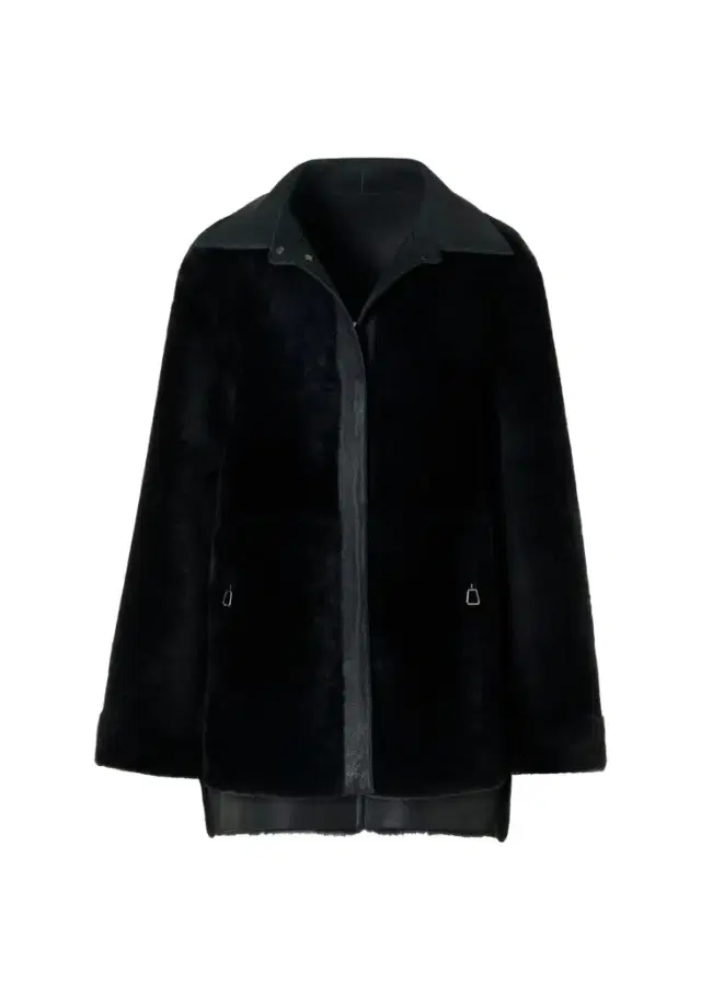 Akris Harper Reversible Lamb Shearling Single-Breasted Jacket