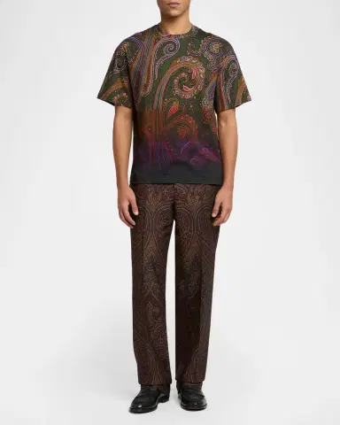 Etro Men's Soho Crewneck T-Shirt | Thumbnail 2