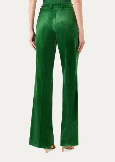 Akris Florine Corduroy Wide-Leg Trousers | Thumbnail 3
